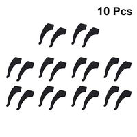 IMIKEYA 10 Pairs Eyeglasses Ear Grip Hook Silicone Anti-Slip Eye Glasses Holder Soft Elastic Eyeglasses Retainer for Students Adults