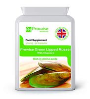 Green Lipped Mussel 500mg 90 Capsules - High Grade New Zealand Sourced Green Mussel Supplement – UK Manufactured to GMP Guaranteed Quality by Prowise Healthcare