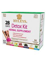 Hyleys Tea 28 Days Detox Kit - 84 Tea Bags (GMO Free, Gluten Free, Dairy Free, Sugar Free and 100% Natural)