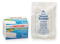 Stretch Bandage, Sterile, White, Gauze, Bulk
