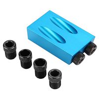 Oblique Hole Positioner, 15 Degree Woodwork Guide 6/8/10mm Locator Blue