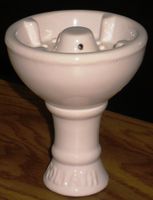 Sahara Smoke Vortex Goliath Hookah Shisha Bowl - White