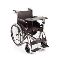 Xiao Jian Wheelchair - Foldable Lightweight Toilet Seat Multifunction with Dining Table Wheelchair Car Elderly Disabled Wheelchair