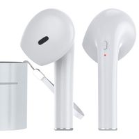 VersionTECH. True Wireless Earbuds ，Bluetooth 5.0 Headphones with 3D Stereo Hi-Fi Sound，Built-in Mic Charging Case in-Ear Bluetooth Earphones Headset for Samsung iPhone Airpods Running Sport -White
