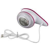 YYYHAN Fabric Shaver, Electric USB Powered Fabric Shaver Ergonomic Design with 3-Leaf Blade and Stainless Steel Honeycomb Net Cover for Efficient Bobbles Fuzz Removing