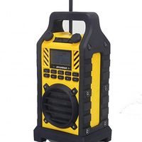 Sylvania SP303-YELLOW Heavy Duty Bluetooth Speaker (Renewed)