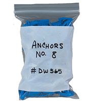 Bauxko 6" x 12" White Block Reclosable Poly Bags, 4 Mil, Case of 1000 (x-PB4007-Case)