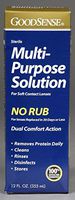 Goodsense Multi Purpose No Rub Contact Lens Cleaner Solution 12 Oz Dropper Bottles - 1/Case of 24