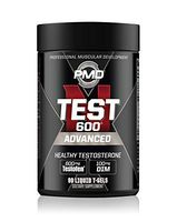 PMD Sports N-Test 600 Advanced Strong and Powerful Testosterone Booster with Testofen - Training and Bodybuilding - Lean Muscle Growth and Strength Gains - 90 Liquid T-Gels …