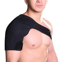 HELIALTH Care Shoulder Stability Brace, Compression Sleeve for Rotator Cuff Pain Relief, as Torn Rotator Cuff, Dislocated AC Joint, Men, Women, Left, Right Arm Injury Prevention Stabilizer,Right,XL