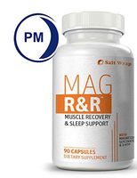 Mag R&R - Natural Muscle Relaxation Supplement for Night Leg Cramps, with Magnesium Glycinate - Natural Remedy for Muscle Cramp Relief, Spasms, Recovery and Sleep, 90 Capsules