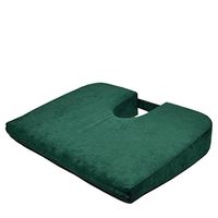 Evergreen Velour Original Tush Cush Orthopedic Wedge Meditation Cushion