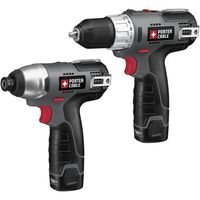 PORTER-CABLE PCL212IDC-2 12-Volt Max Compact Lithium-Ion 2-Tool Kit