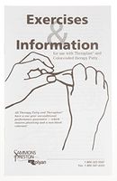 Therapy Putty Hand Exercise Book, 12 Page Booklet with Hand and Wrist Exercises for at-Home Physical and Occupational Therapy, Grip Strength Training, Surgery and Injury Recovery, Pack of 20