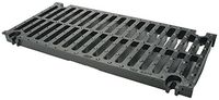 Floor Drain Grate, 11-1/4In W, 24In L