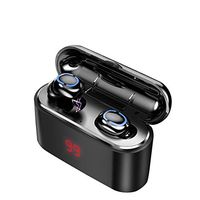 OUYAWEI HBQ TWS True Bluetooth 5.0 Earphone Wireless Headphons Sport Handsfree Earbuds 3D Stereo Gaming Headset with Mic Charging Box with Digital Display