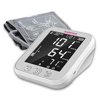 Blood Pressure Monitor Upper Arm Large Cuff - Fully Automatic Blood Pressure Machine with LED Backlight - BP Monitors Kit - 2 Users, 99 Memory
