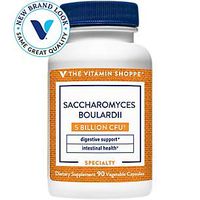 The Vitamin Shoppe Saccharomyces Boulardii 5 Billion, Supports Digestive and Intestinal Health with Prebiotic Support Blend, Once Daily (90 Veggie Capsules)