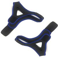 Anti Snore Device, Strap Adjustable Snoring Chin Breathable and Comfortable for Sleeping Men Women, Give You The Best Sleep, Black with Blue Edges(2 Bags)