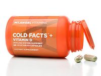 Mt. Angel Vitamins - Cold Facts + Vitamin D, Immune System Support (60 Vegetarian Capsules)