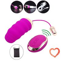 10 Frequency USB Rechargeable Mini Desgin, Wireless Remote Control Powerful Silicone Waterproof Small Massager, Massage for Muscle Relax Women
