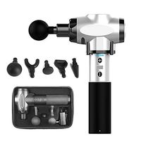 Aegilmc Massage Gun Electronic, Electric Chiropractic Adjusting Tool, Massage Gun 24V Spine Chiropractor Adjuster Massager for Adjusting The Vertebra and Thorax, Scoliosis,Silver