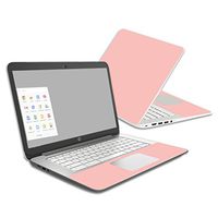 MightySkins Skin Compatible With HP Chromebook 14 (2014) - Solid Blush | Protective, Durable, and Unique Vinyl Decal wrap cover | Easy To Apply, Remove, and Change Styles | Made in the USA