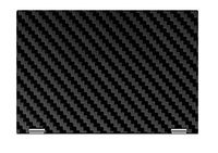 Black Carbon Fiber Skin Decal wrap Skin Case for Lenovo Flex 6 14 14" Laptop