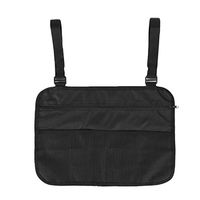 Wheelchair Side Bag,Wheel Chair Storage Tote,Armrest Bag,Stroller Organizer with Bag Wheelchair Accessories Bags Pouch Wheelchair Bag for Rollator,Wheelchair,Mobility Scooters，Folding Walkers-Black