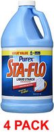 Purex Sta-Flo Liquid Starch, 64 Ounce (4 pack 1/2 Gallon)