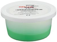 Sammons Preston Micro-Fresh Putty, Antibacterial, Antifungal, and Antimicrobial Therapy Putty for Hands and Feet Exercises, Color Coded Non-Toxic Clay, Medium, Green, 2 Ounces