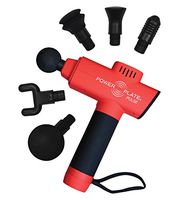Power Plate Pulse, Whisper Quiet Portable Handheld Massager, Rechargeable, 4 Hour Battery Life, Red