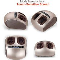 JERKEY Foot Massager, Shiatsu Foot Massager Machine, Intelligent Touch Screen Panel Electric Massage Deep Kneading for Home and Office Use Full Foot Coverage from Ankle to Toe