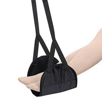 Pedal Travel Foot Hammock, Carrying Hanging Leg Mat, Hanging Foot Artifact, Convenient Storage for Friends, Parents, Colleagues, Black