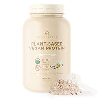 SB Organics Vegan Protein Powder 2.5 lbs - Organic Plant Based Vegan Vegetarian High Protein Powder Shake Mix - 21 Grams of Vegetable Protein - Vanilla - 30 Servings