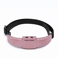 MEIJIAER Head Massager,Insomnia Treatment Equipment Electric Head Massager, Head Migraine Pain Relief Massager Mask Soothe Anxiety Release Stress Treatment Depression (Pink)