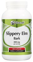 Vitacost Slippery Elm Bark -- 800 mg per serving - 200 Capsules