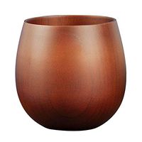 MSlongzc Cups Water Bottles Coffee Cups Vacuum-Insulated Stainless Steel Tumbler Handle for Wide Mouth 200ml Big Belly Beer Tea Coffee Milk Water Cup Jujube Wooden Bar Pub Drinkware