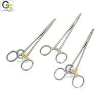 G.S 3 PCS Stainless Steel Mayo HEGAR Needle Holder with GROOVED Jaws 7" Veterinary Dental Instruments Best Quality