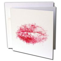 3dRose Kiss Me Lips - Greeting Cards, 6 x 6 inches, set of 6 (gc_20902_1)