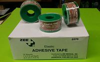 Elastic Adhesive Tape 1" X 5 Yds Each (12 Rolls)