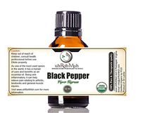 USDA Certified Organic Black Pepper Essential Oil || ALWAYS 100% Pure & Unadulterated || Therapeutic Quality Organic (10ml)
