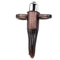 LuJoe Vibranting Massager Finger Shake Set Tongue- Black