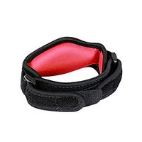 YOEDAF Elbow Brace Support - Golf & Tennis Elbow Arm Strap Compression Pad Effective Pain Relief for Men & Women (Red)