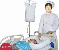 BIHIKI Portable Shampoo Basin with Pump,Inflatable Shampoo Basin for The Disabled and Elderly, White