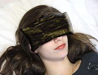 Candi Andi Handmade Eye Pillow |Natural Sleep Aid, Aromatherapy, Stress, Anxiety, Migraine Relief, Yoga| Hot/Cold | Flax Seed Filled | UnScented | Colorful Crushed Velvet | Olive - TEPV-OV