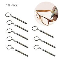 10 Pack 3in1 Multifunction Mini Stainless Steel Screwdriver Keychain Eyeglass Repair Tool kit for Watches Fix Glasses/Optical/Glasses/Change Watch/Eyeglass Frames/Sunglasses/Jewellery/Laptop