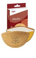 Longitudinal Arch Support Men Women - Sheep Leather Orthotic Medix Wedge Shoe Insoles Inserts (L4-6 US)