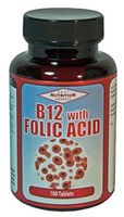 B-12 w/folic Acid (1000/100mcg/100 Capsules)