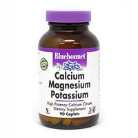 BlueBonnet Calcium Magnesium Plus Potassium Caplets, 90 Count
